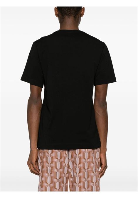 Black crew-neck T-shirt - men DRIES VAN NOTEN | 2410211008600900